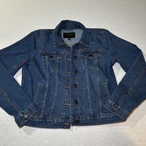 Banana Republic Women's Medium Denim Blue Jean Jacket, Excellent, Classic